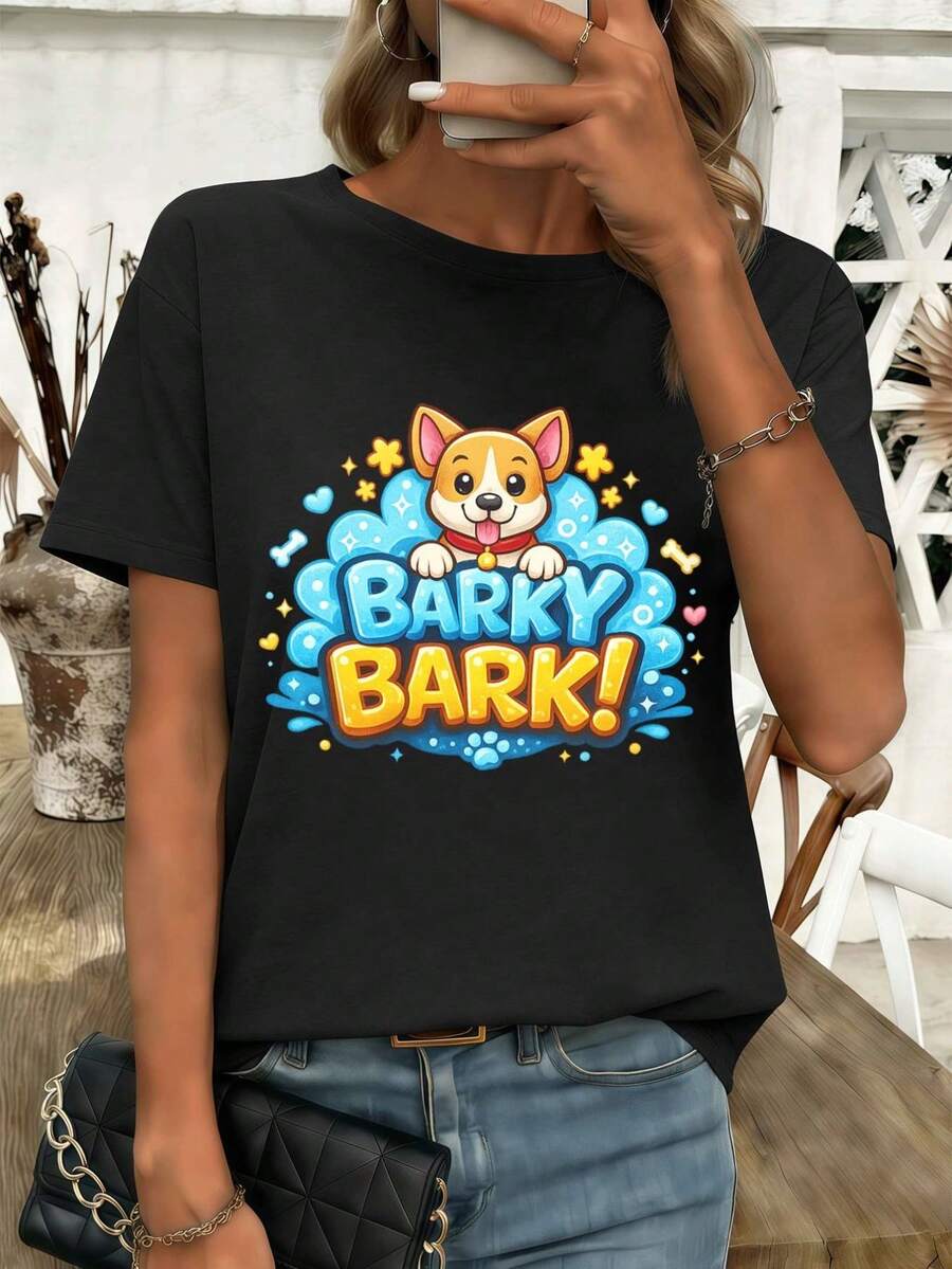 Women T-Shirts - Black - View 1
