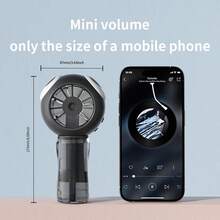 800mAh 雾化加湿风扇，二合一纳米雾化保湿加湿器，4 档风速，低噪音，适用于办公室、家庭、化妆和护肤 - 手持 - 查看 11