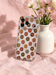 Ốp lưng điện thoại in họa tiết hoa hướng dương, tương thích với iPhone 15/13/16 Pro Max/17 Pro Max/14/11/12, ốp bảo vệ chống sốc tương thích với Samsung Galaxy S24/S25/S23/A55/A54/S25 Ultra/A14/A15 - Nhiều màu - Xem 3