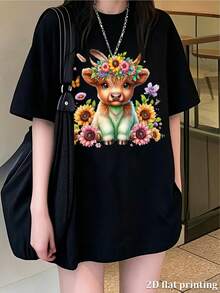 Women T-Shirts - Black - View 6