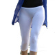 Pantalones capri blancos