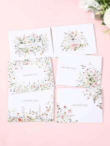 Bộ 12 thiệp/6 bộ thiệp cảm ơn hình hoa kèm phong bì và nhãn dán, 6 kiểu dáng khác nhau, thiệp cảm ơn hoa dại, thiệp chúc mừng sinh nhật, thiệp quà tặng cảm ơn hoa dại, thích hợp cho tiệc mừng em bé, đám cưới, sinh nhật, Lễ Tạ ơn, lễ tốt nghiệp, thiệp cảm ơn dành cho gia đình, bạn bè, người thân yêu, thầy cô, thiệp nhắn tin cảm ơn, thiệp tri ân, thiệp chia buồn, văn phòng phẩm, phụ kiện ngày lễ và thẻ quà tặng, thiệp trang trí bàn tiệc, quà sinh nhật, quà tặng tiệc tùng. - Hoa của lòng biết ơn - Xem 7