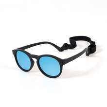 1pc Baby Anti-Fly Glasses, Protective Eyewear For Infants 0-2 Years Old, Fashionable Fashion Glasses With TPEE Soft Frame, Comfortable UV400 Protection, Cute Decorative Casual Simple Sunshade - Colorful Trumpet - View 14