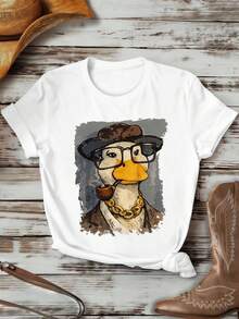 Women T-Shirts - White - View 2