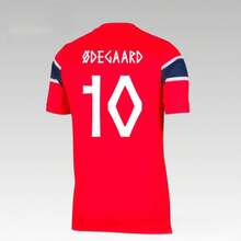 Norway-Inspired Player Soccer Jersey Collection| Modern Football Stars Shirts With Names & Numbers - Đội chủ nhà số 10 - Xem 1