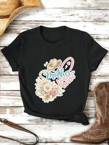 Women T-Shirts - Black - View 2
