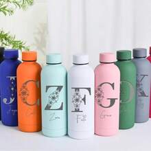 Bình nước bằng thép không gỉ khắc tên theo yêu cầu, quà lưu niệm cho phù dâu, phù rể trong đám cưới, quà tặng ngày lễ cho thầy cô, bố mẹ. - Nhiều màu - Xem 7