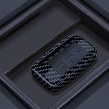 ABS Carbon Fiber Car Key Case Cover For Land Rover Range Rover Sport Evoque Freelander Velar Discovery 4 XE XJ XF Guitar - Type a - View 9