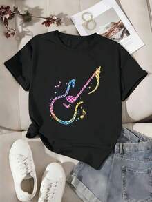 Women T-Shirts - Black - View 2
