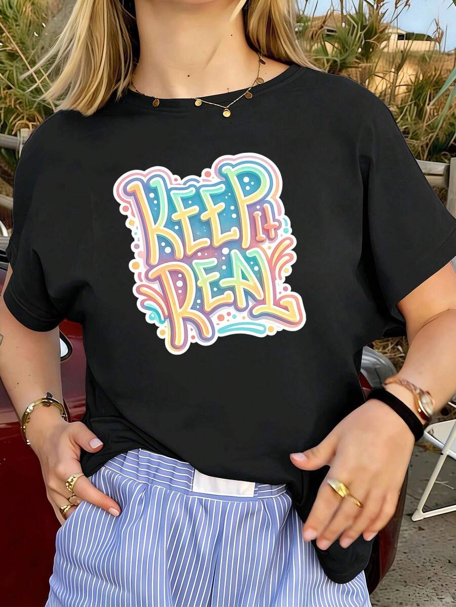Women T-Shirts - Black - View 1