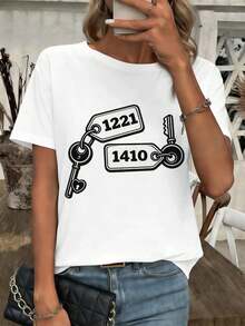 Women T-Shirts - White - View 1