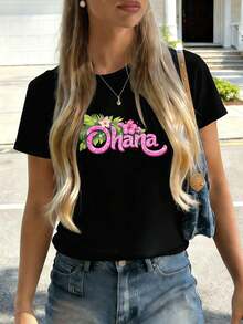 Women T-Shirts - Black - View 2