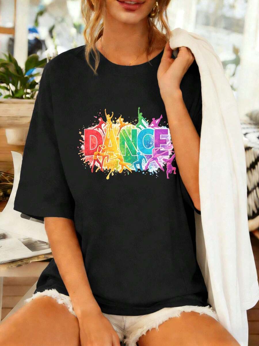 Women T-Shirts - Black - View 1