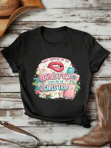 Women T-Shirts - Black - View 1