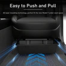 For juniper Seat Storage Box Center Console Organizer Containers Front Rear Tray Garbage Accessories New Model Y 2025 - 2 piezas delanteras - Ver 4