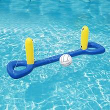 Portería Inflable Volleyball + Pelota Juego Bestway Alberca - Azul - Ver 3