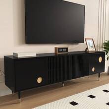 Television Stands & Entertainment Centers - Black - View 3