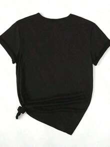 Women T-Shirts - Black - View 2