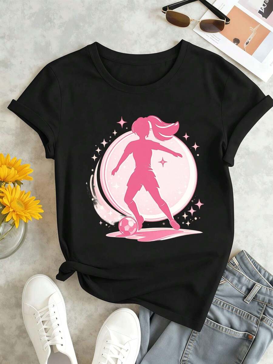 Women T-Shirts - Black - View 1