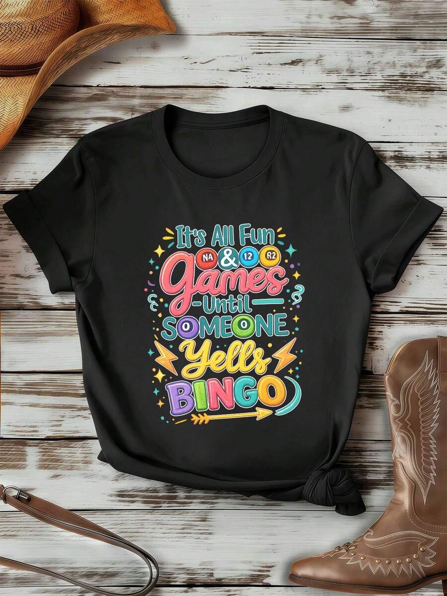 Women T-Shirts - Black - View 1