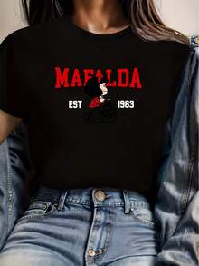 Women T-Shirts - Black - View 1