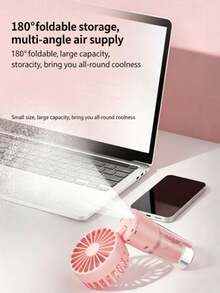 Mini Handheld Mist Fan, Portable Electric Fan, 2-Speed Adjustable, Desktop Fan Suitable For Summer, Humidifying & Cooling, Indoor/Outdoor Camping, Student Rechargeable Fan, 800mAh Long-Lasting Battery - A - View 9