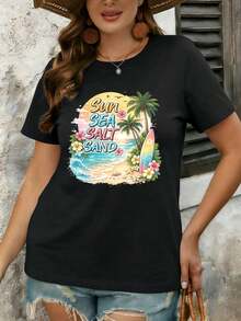 Women T-Shirts - Black - View 1
