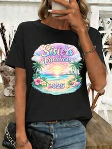Women T-Shirts - Black - View 1