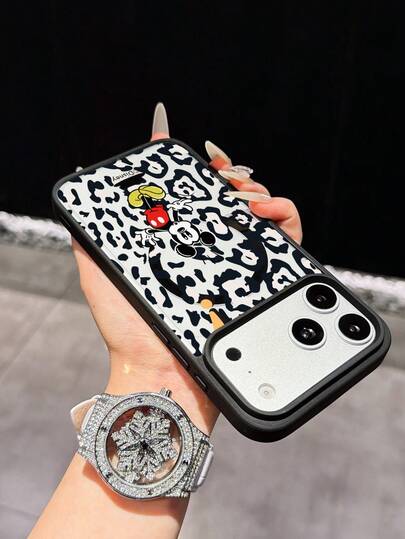 Miniso Disney Mickey Mouse Anti-Drop Phone Case Compatible With IPhone 17 Pro Max, 17, 16 Pro Max, 15 Pro Max, 16 Pro Max, 14, 13, 12, 11, 13 Pro Max, 14 Plus, 15 Pro, 12 Pro, 16 Plus And Other Models, Magnetic And Wireless Charging Supported