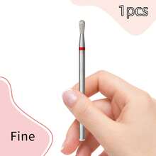 3/32" Diamond Rotary Nail Drill Bit - Rotating Cuticle & Nail Care Drill Bit, Russian Manicure Electric Nail Drill For Removing Calluses And Nail Care, Electric Manicure Pedicure Beauty Tool, Medium/Fine Grit - Multicolor - View 10