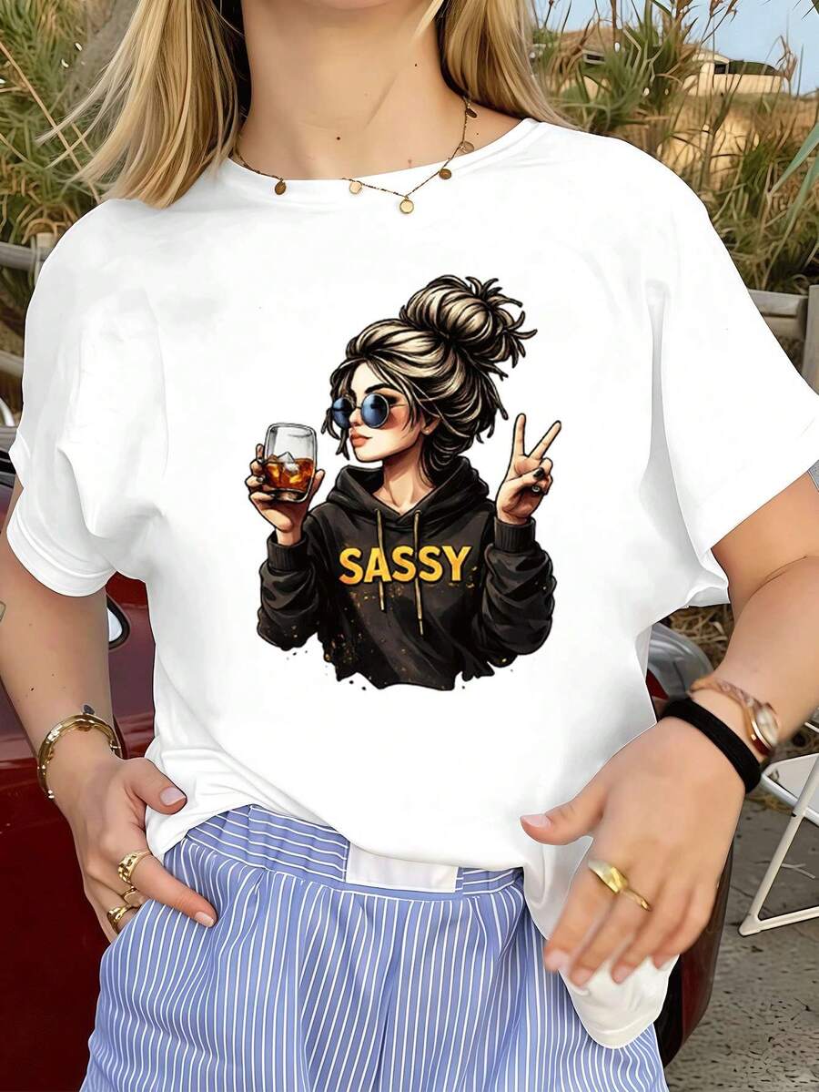 Women T-Shirts - White - View 1
