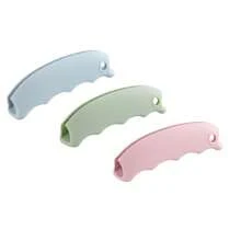 1/3pcs Silicone Anti-Strangle Shopping Bag Carrier, Portable Effort-Saving Plastic Bag Handle, Supermarket Shopping Bag Holder, Thickened Soft Non-Slip Handle, Grocery Carrying Tool, No Hand Pressure, Hanging Design, Simple Macaron Color, Practical Home Tool - A - View 7