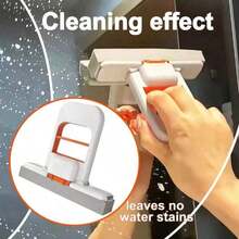 1 Set Mini Mop, New Upgrade Mini Portable Self-Squeezing Mop,Easy To Self-Squeeze, Mini Mops For Small Spaces, Wet And Dry Use Cleaning System Small Mops For Bathroom Kitchens Desktop Glass,Suitable For Bathroom, Kitchen, Car, Window Glass Wiper (Orange + Sponge) - Multicolor - View 6
