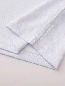 Men's Short-Sleeved T-Shirt With Print And Round Neck Design, Suitable For Everyday Wear In Spring And Summer. - White - View 6