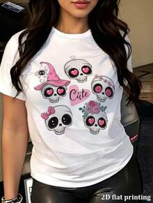 Women T-Shirts - Putih - View 6