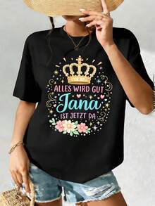 Women T-Shirts - Black - View 2