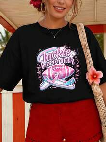 Women T-Shirts - Black - View 1