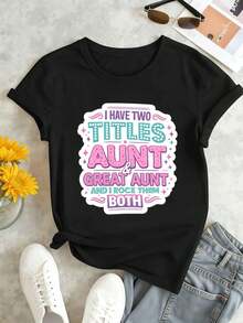 Women T-Shirts - Black - View 1