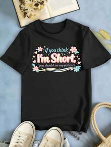 Dam-T-shirts - Svart - Visa 2