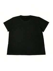 Men's Plus Size Christmas T-Shirt, From Sister To Brother: "I'm A Lucky Brother", Black Cotton, Gift For Men, Dads And Friends, Plus Sizes For Men L-3XL, 4XL, 5XL, 220g - 黑色 - 查看 2