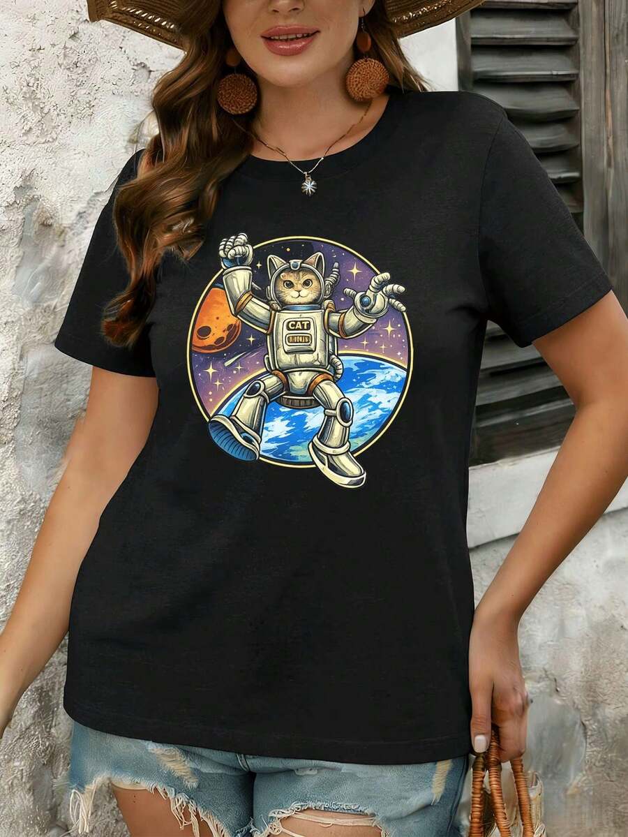 Women T-Shirts - Black - View 1