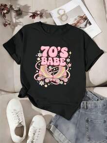 Women T-Shirts - Black - View 2