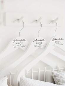 Personalized Bridesmaid Hanger, Wedding Coat Hanger (Customizable), Bridesmaid Hanger, Wedding Hanger, Bridal Hanger, Personalized Wedding Hanger, Bridal Hanger, Engraved Bridal Hanger, Decorative, Reusable, Multi-Functional, Fashionable, Exquisite - Multicolor - View 2