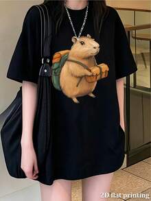 Women T-Shirts - Black - View 6