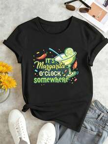 Women T-Shirts - Black - View 2