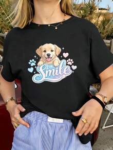 Women T-Shirts - Black - View 1