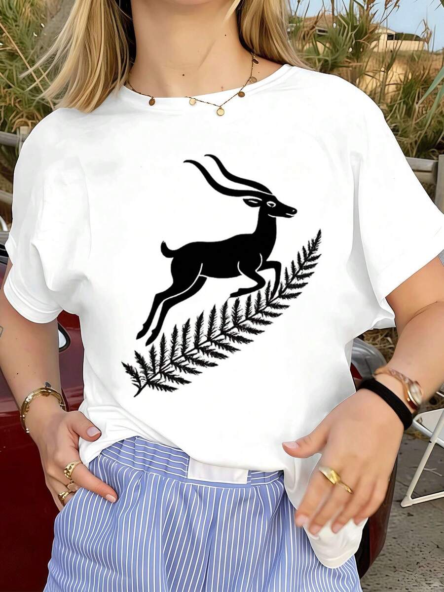 Women T-Shirts - White - View 1