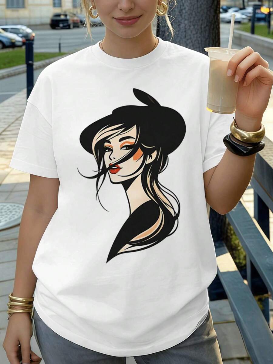 Women T-Shirts - White - View 1