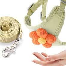 Bộ dây đeo phản quang chống tuột mới dành cho chó nhỏ/trung bình, phụ kiện thú cưng. - Đỏ - Xem 6