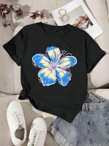 Women T-Shirts - Black - View 2